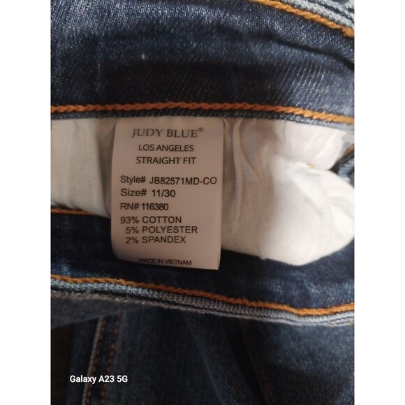 Judy Blue Jeans Straight Fit 11/30 NWT - Picture 9 of 10
